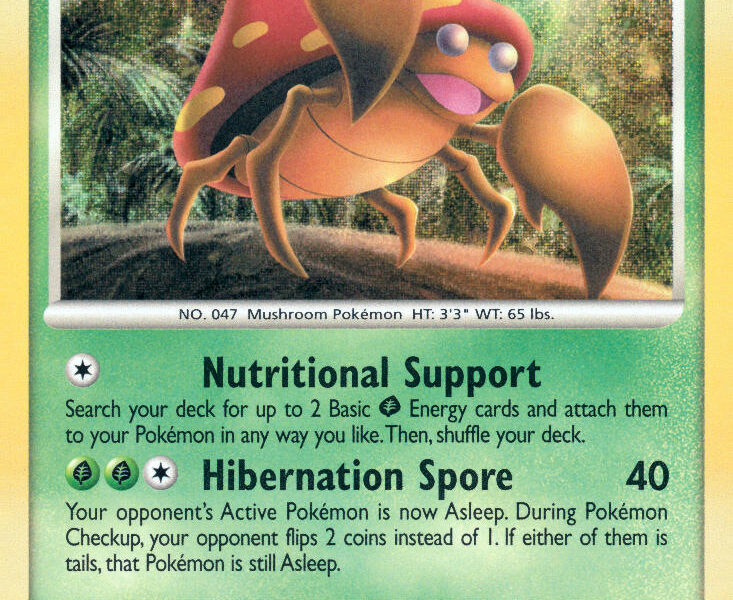 Parasect Pokemon Kaart