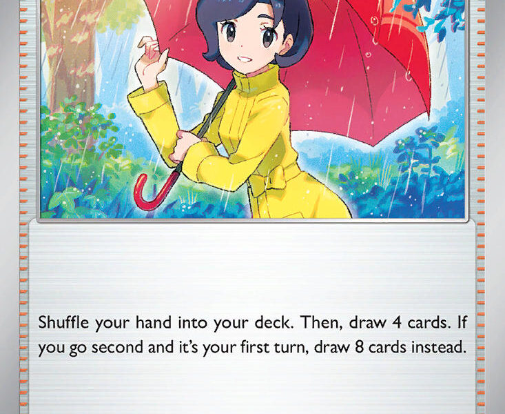 Parasol Lady Pokemon Kaart