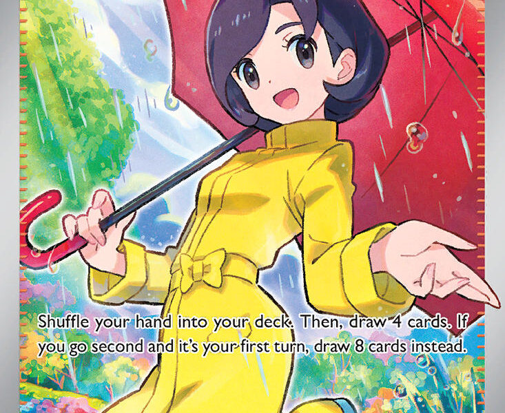 Parasol Lady Pokemon Kaart