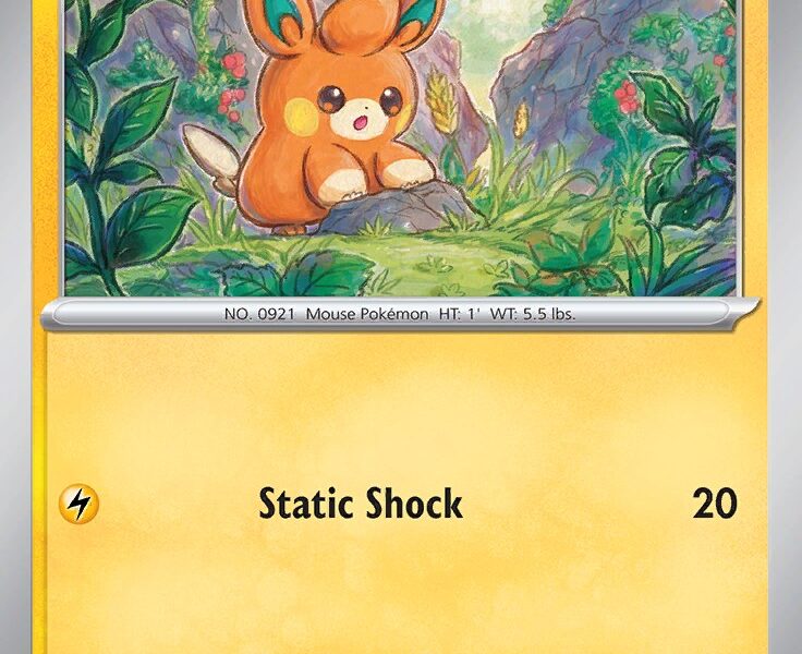 Pawmi Pokemon Kaart