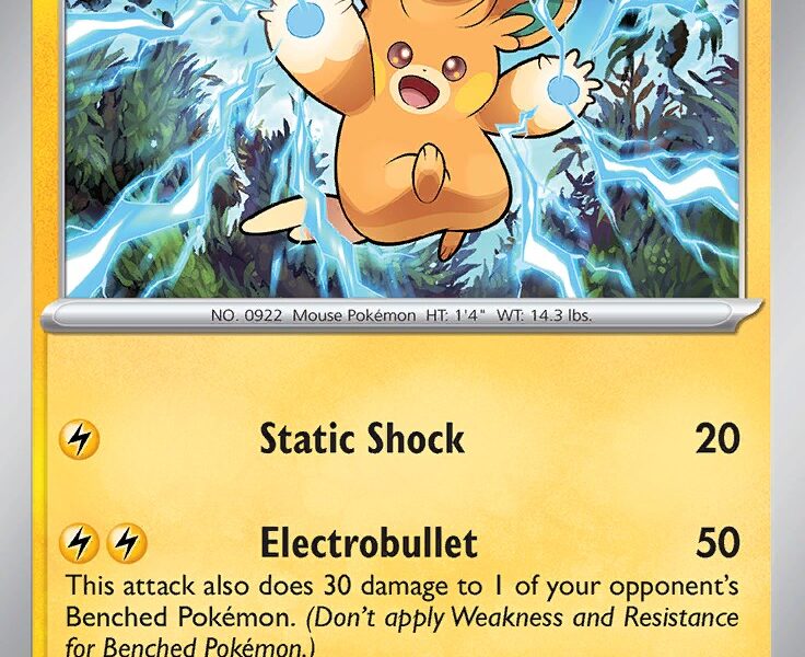Pawmo Pokemon Kaart