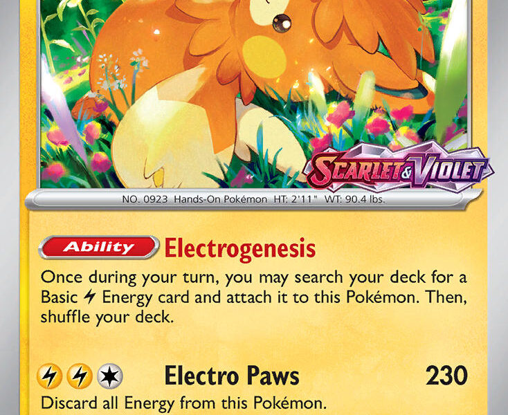 Pawmot Pokemon Kaart
