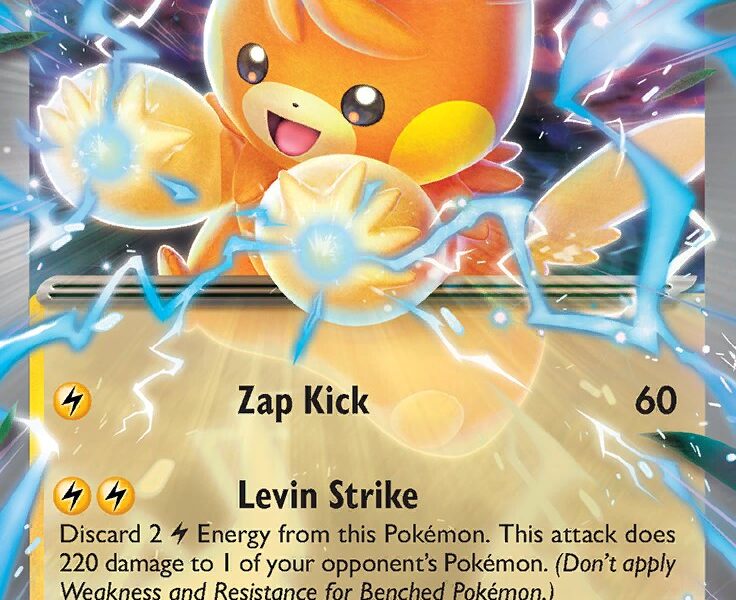 Pawmot ex Pokemon Kaart