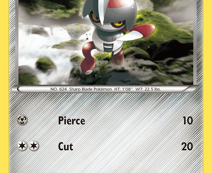 Pawniard Pokemon Kaart