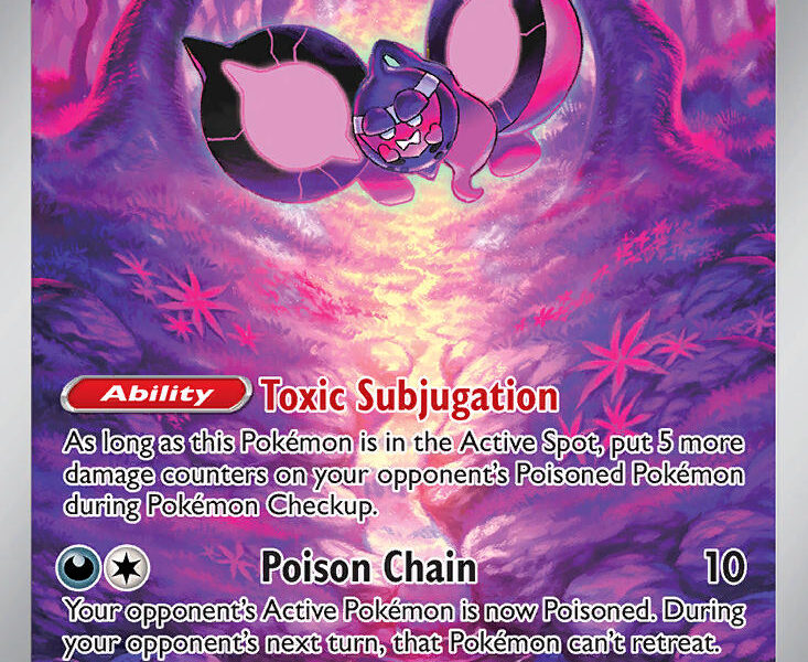 Pecharunt Pokemon Kaart