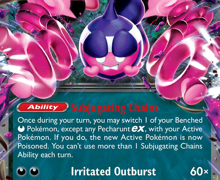 Pecharunt ex Pokemon Kaart