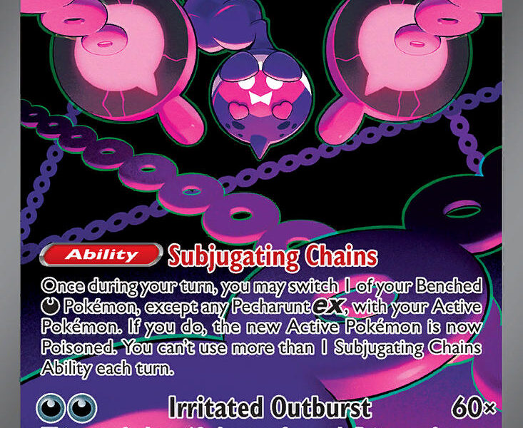 Pecharunt ex Pokemon Kaart