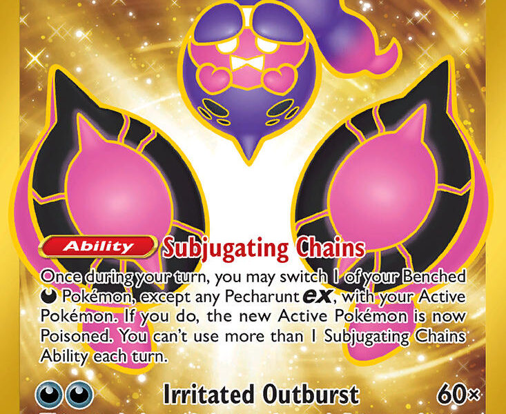 Pecharunt ex Pokemon Kaart