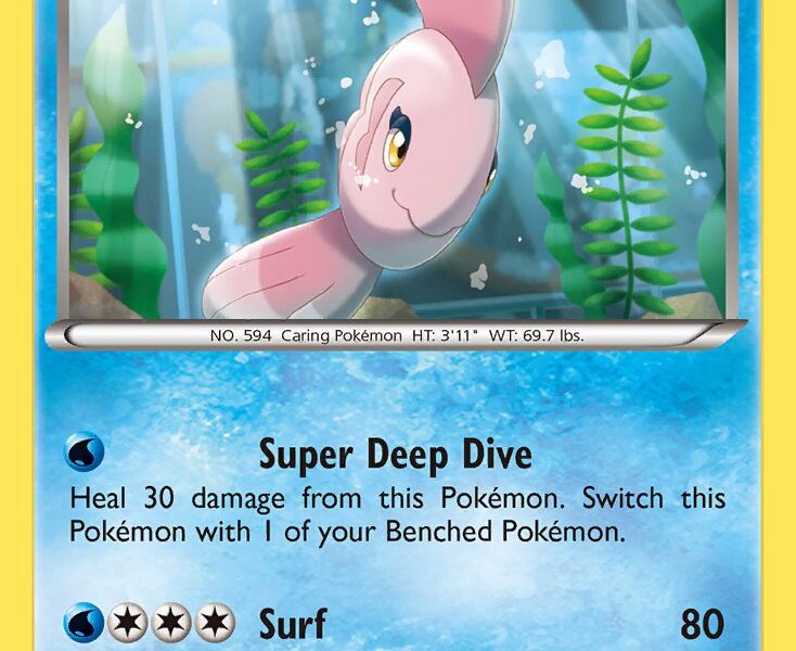 Alomomola Pokemon Kaart