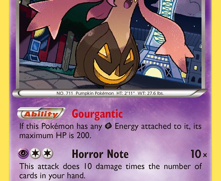 Gourgeist Pokemon Kaart