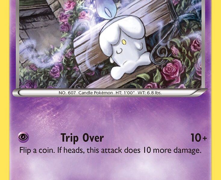 Litwick Pokemon Kaart