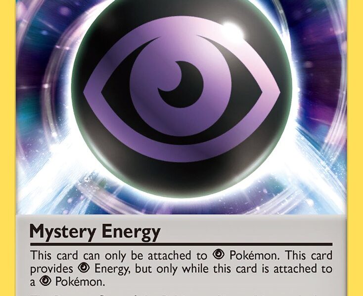 Mystery Energy Pokemon Kaart