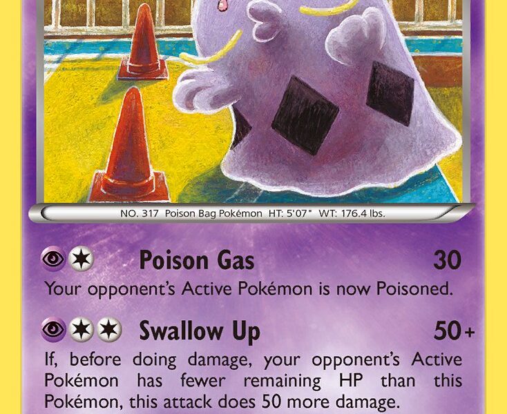 Swalot Pokemon Kaart