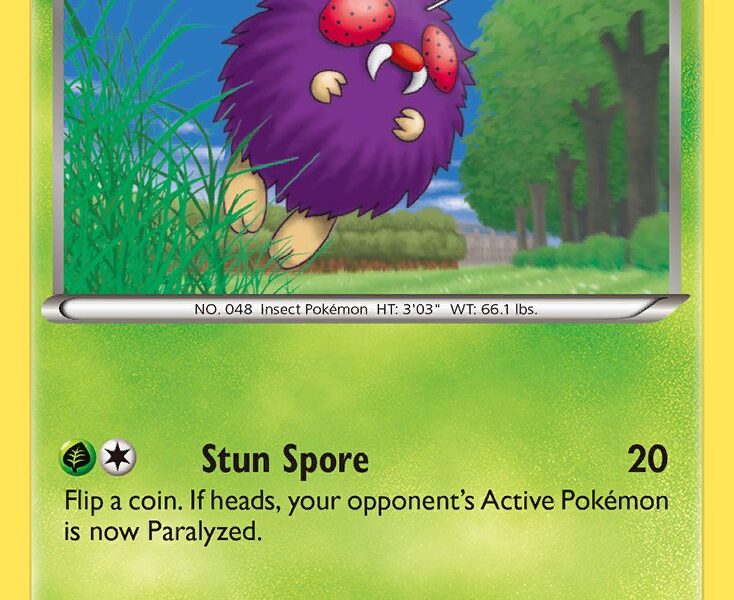 Venonat Pokemon Kaart
