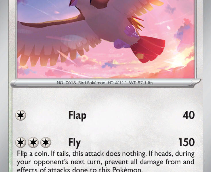 Pidgeot Pokemon Kaart