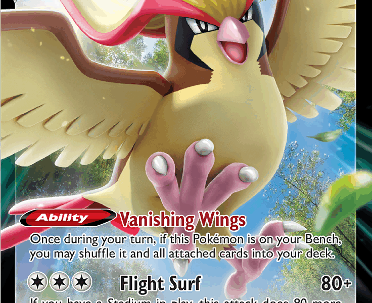 Pidgeot V Pokemon Kaart