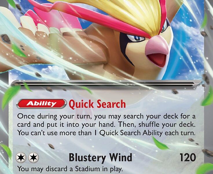 Pidgeot ex Pokemon Kaart