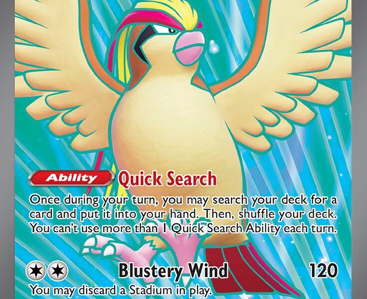 Pidgeot ex Pokemon Kaart