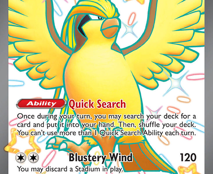 Pidgeot ex Pokemon Kaart