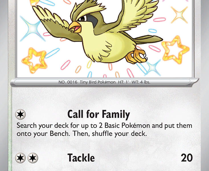 Pidgey Pokemon Kaart