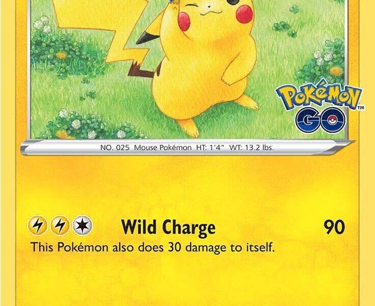Pikachu Pokemon Kaart