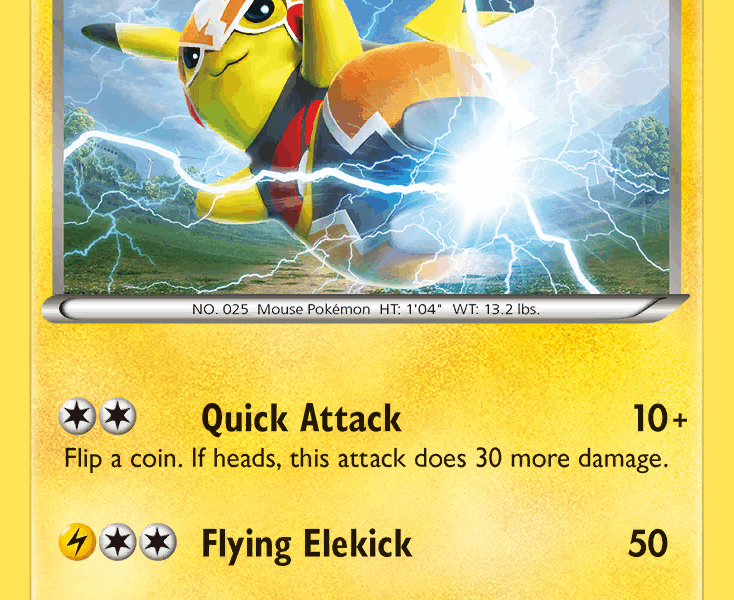 Pikachu Libre Pokemon Kaart