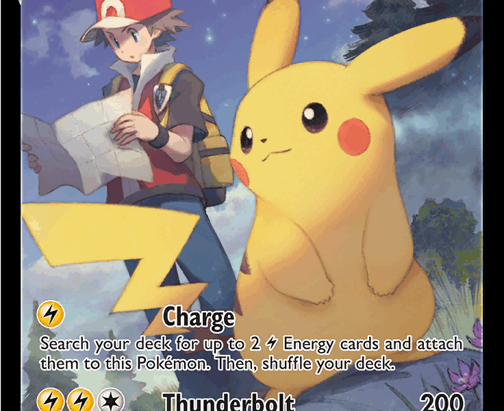 Pikachu V Pokemon Kaart