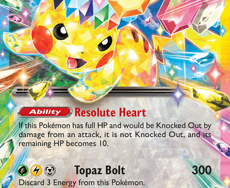 Pikachu ex Pokemon Kaart