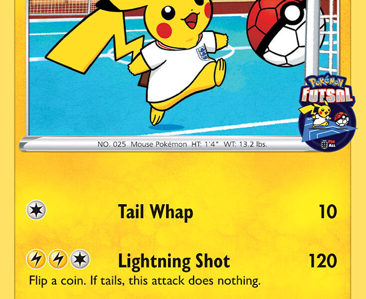 Pikachu on the Ball Pokemon Kaart