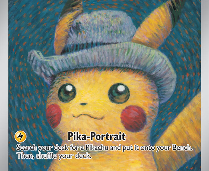 Pikachu with Grey Felt Hat Pokemon Kaart