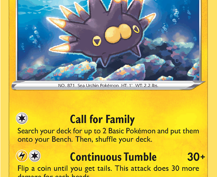 Pincurchin Pokemon Kaart