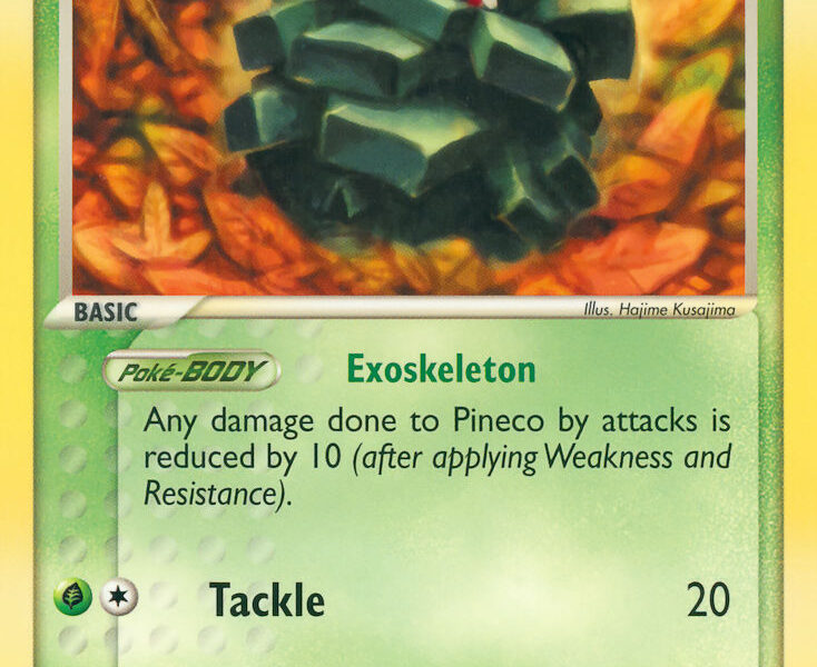 Pineco Pokemon Kaart