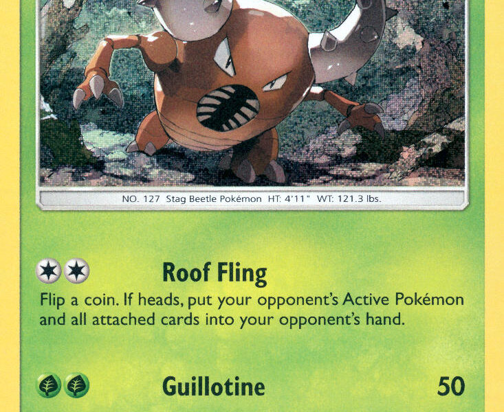 Pinsir Pokemon Kaart