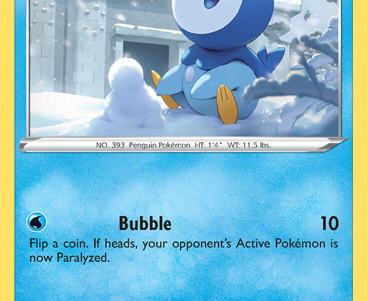 Piplup Pokemon Kaart