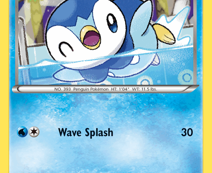 Piplup Pokemon Kaart