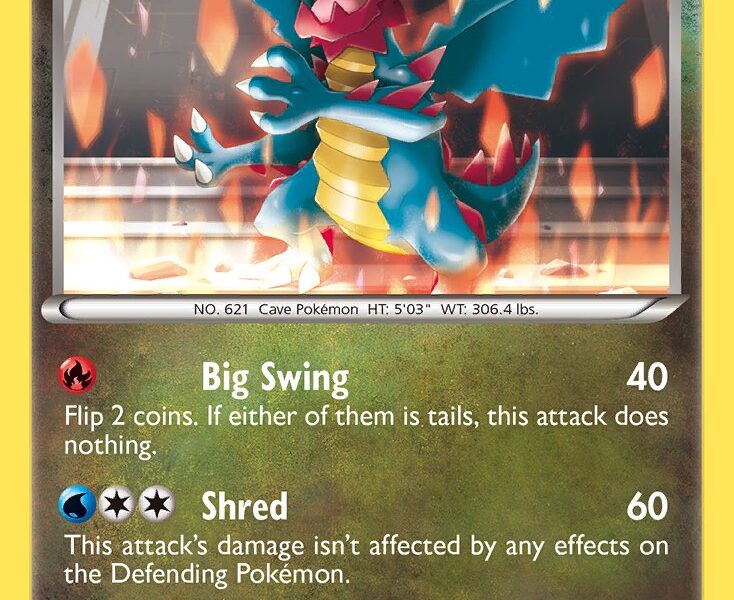 Druddigon Pokemon Kaart