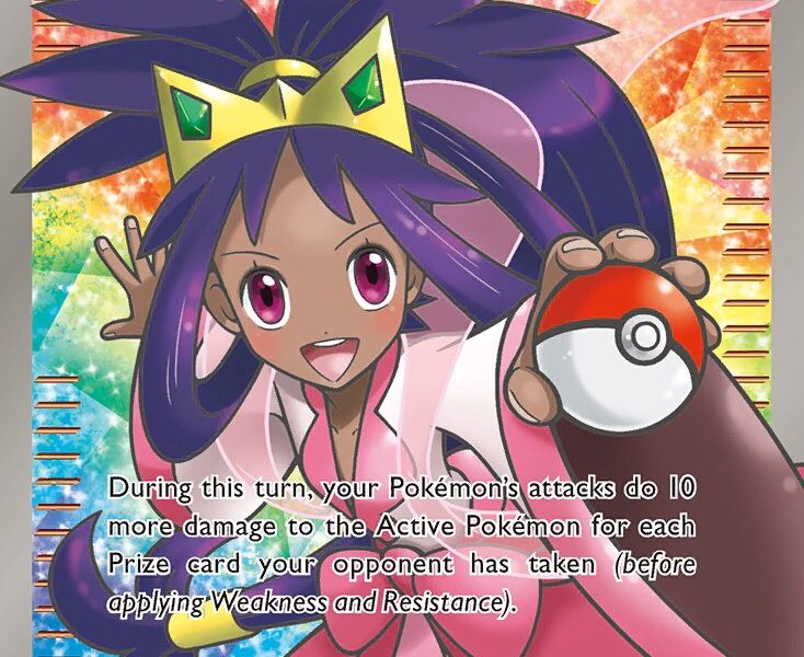 Iris Pokemon Kaart