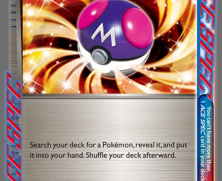 Master Ball Pokemon Kaart