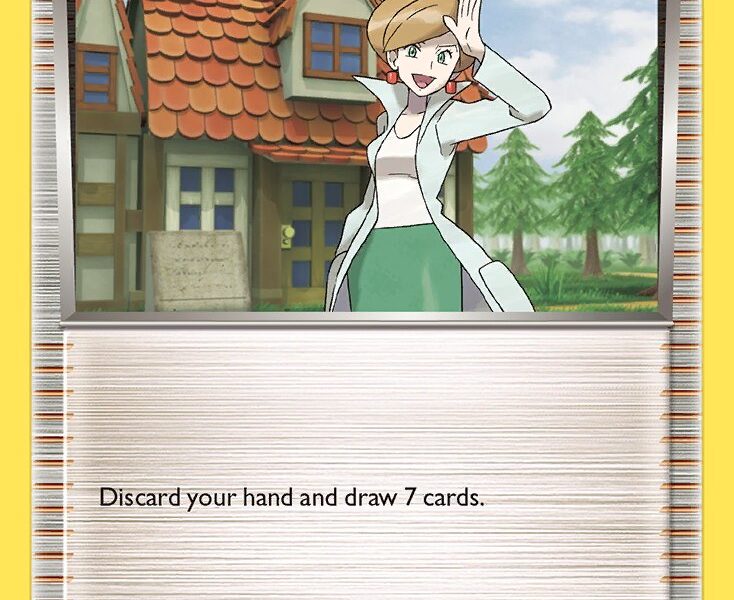 Professor Juniper Pokemon Kaart