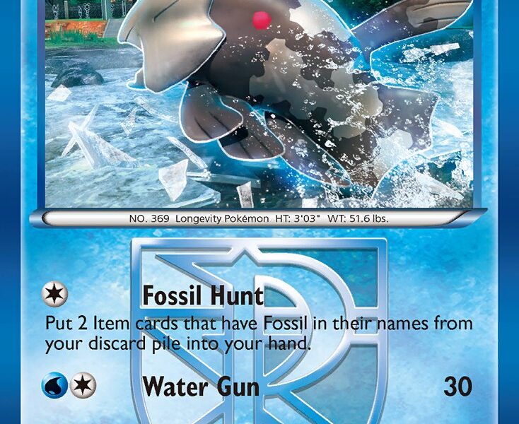 Relicanth Pokemon Kaart