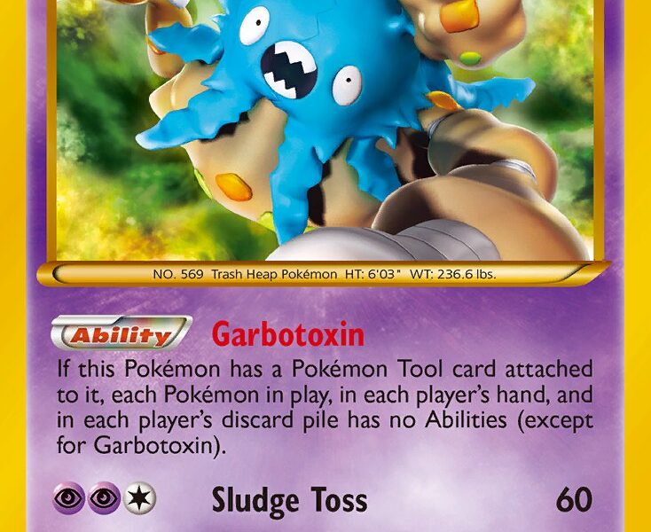Garbodor Pokemon Kaart