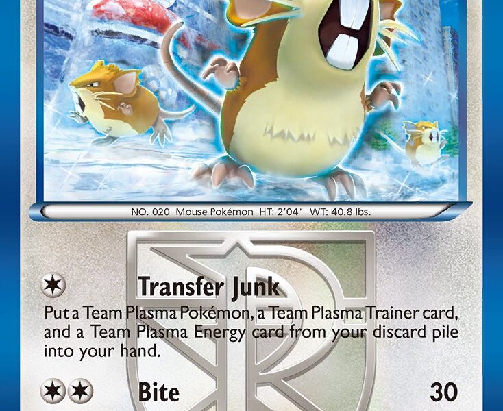 Raticate Pokemon Kaart
