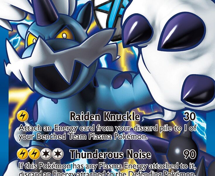 Thundurus-EX Pokemon Kaart