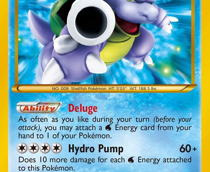 Blastoise Pokemon Kaart