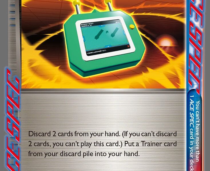 Dowsing Machine Pokemon Kaart