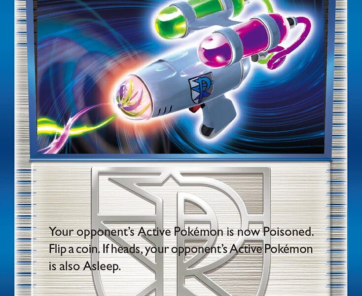 Hypnotoxic Laser Pokemon Kaart