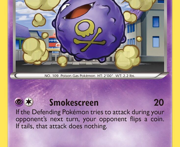 Koffing Pokemon Kaart