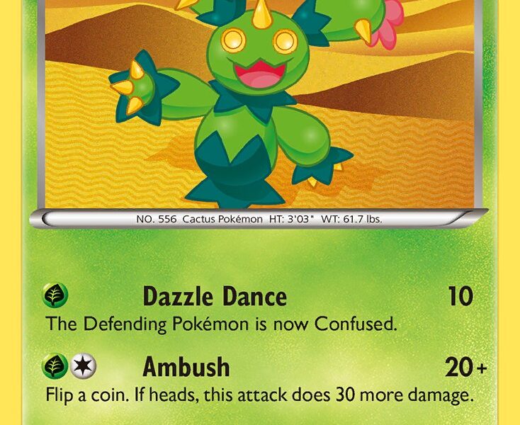 Maractus Pokemon Kaart