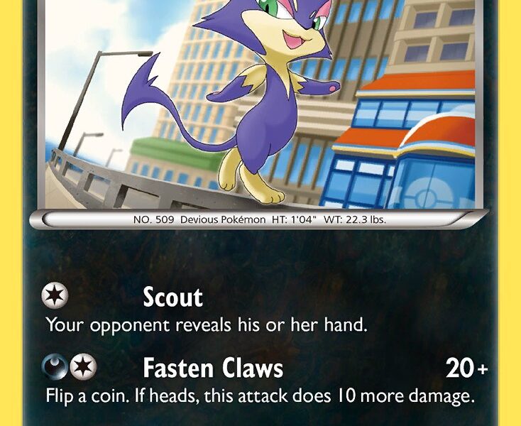 Purrloin Pokemon Kaart