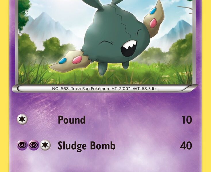 Trubbish Pokemon Kaart